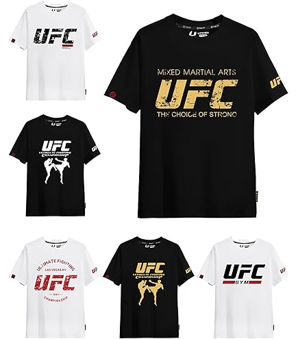 Amazon.co.jp: UFC 格闘 総合格闘技 メンズTシャツサマーラウンド